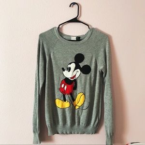 F21 Mickey Mouse sweater